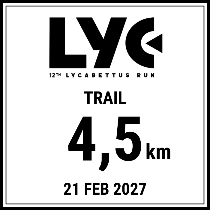 12th Lycabettus Run – Trail – 4,5 km